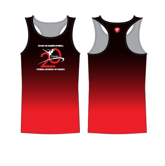 Racer Back Ombre Tank 20th Anniversary