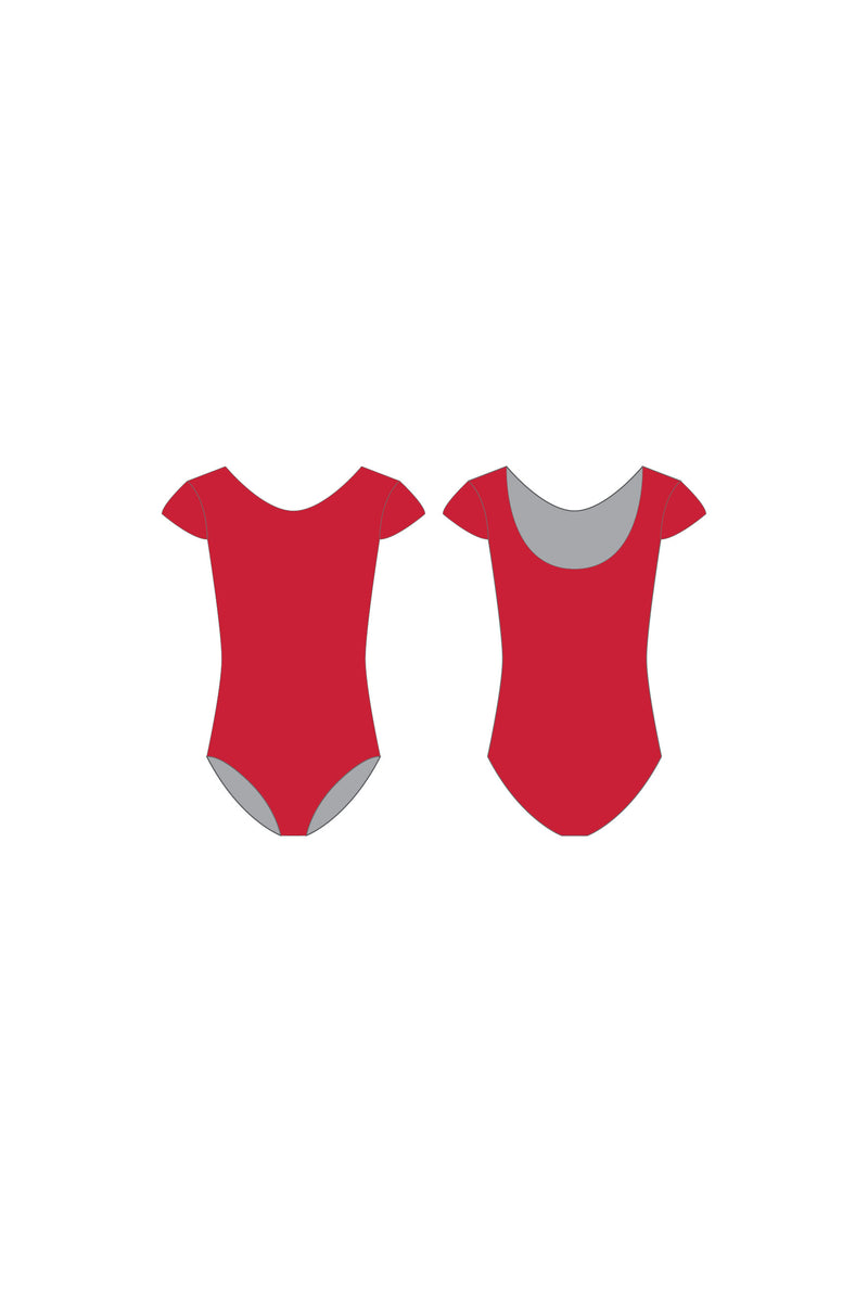 Red Cap Sleeve Leotard - Grade 3 Ballet