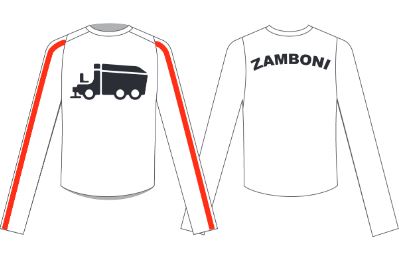 Custom Zamboni and Ice Cream Rashguard