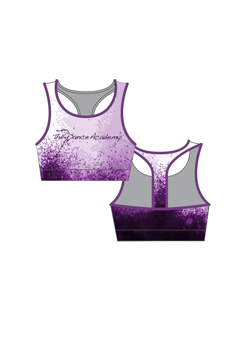 Watercolour Racer Strap Crop - The Dance Academy of Barrie - Customicrew 