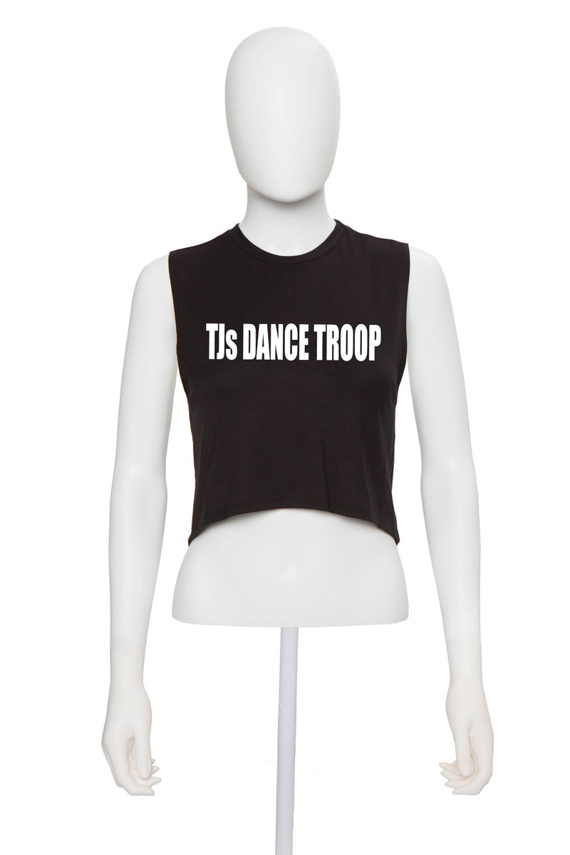 Muscle Tee - Tj's Dance Troop (White Logo Items) - Customicrew 