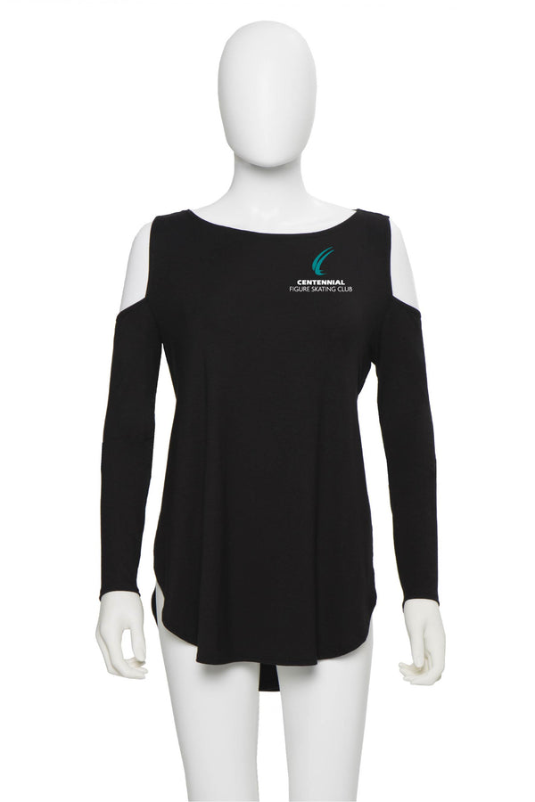 Shoulderless T-Shirt - Centennial Figure Skating Club - Customicrew 