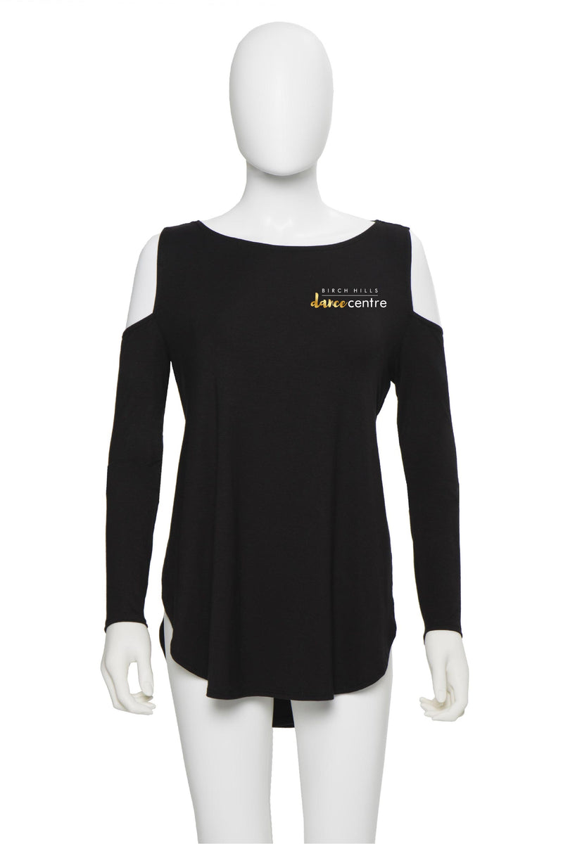 Shoulderless T-Shirt - Birch Hills Dance Centre - Customicrew 