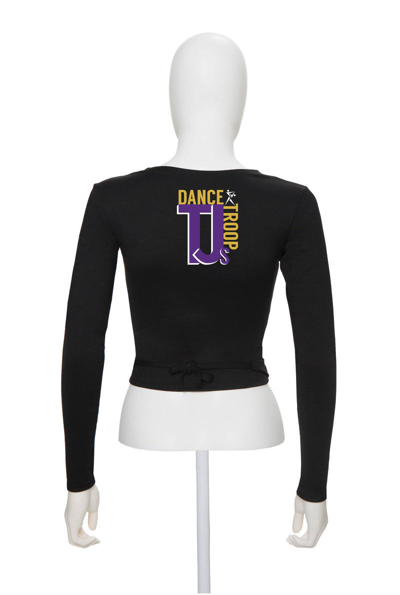 Wrap Top - TJ's Dance Troop (Purple Logo Items) - Customicrew 