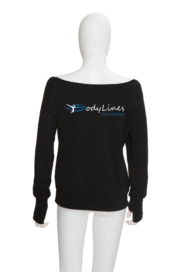 Slouch Pullover - Bodylines Dance and Fitness - Customicrew 