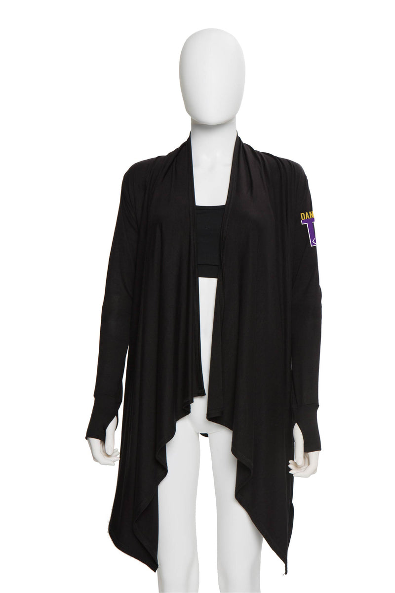 Lounge Cardigan - TJ's Dance Troop (Purple Logo Items) - Customicrew 