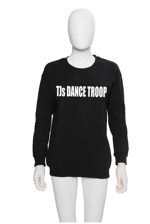 Gildan Crewneck Sweatshirt - Tj's Dance Troop (White Logo Items) - Customicrew 