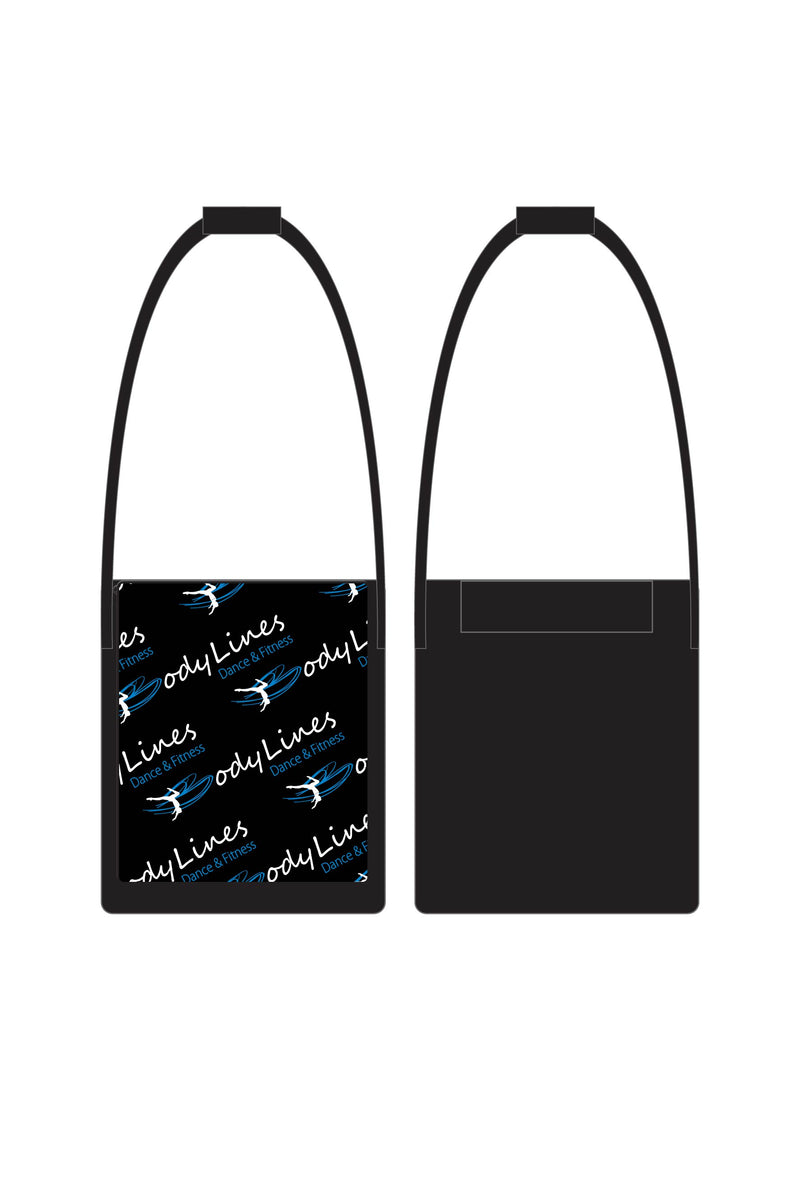 Mini Messenger Bag Sublimated - Bodylines Dance and Fitness - Customicrew 