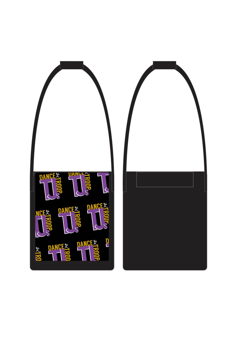 Mini Messenger Bag Sublimated - TJ's Dance Troop (Purple Logo Items) - Customicrew 