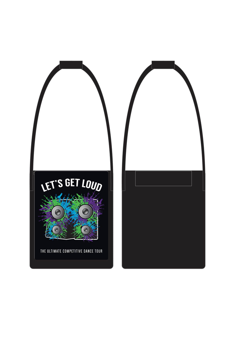 Mini Messenger Bag Sublimated - Let's Get Loud - Customicrew 