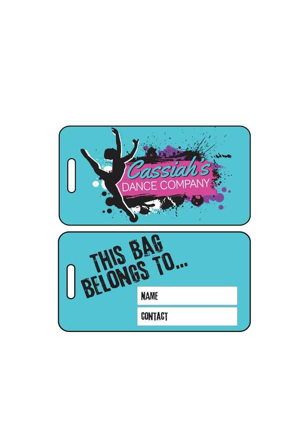 Luggage Tag Sublimated - Cassiah's Dance Company - Customicrew 