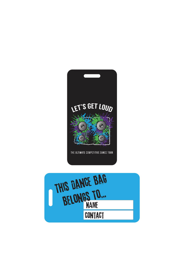 Luggage Tag Sublimated - Let's Get Loud - Customicrew 