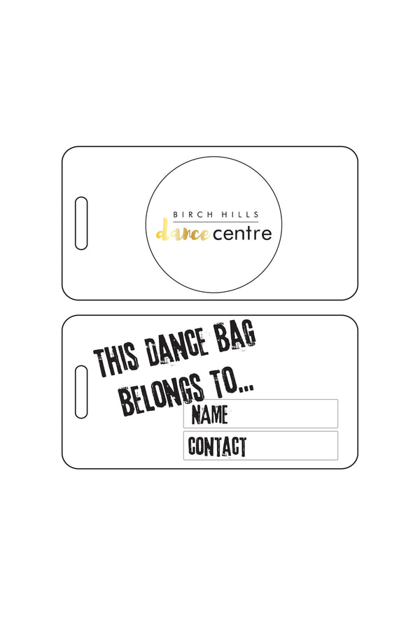 Luggage Tag Sublimated - Birch Hills Dance Centre - Customicrew 