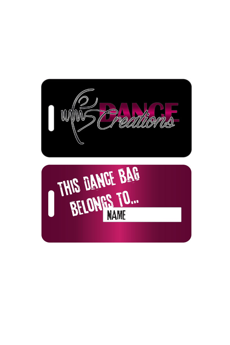 Luggage Tag Sublimated - Dance Creations - Customicrew 