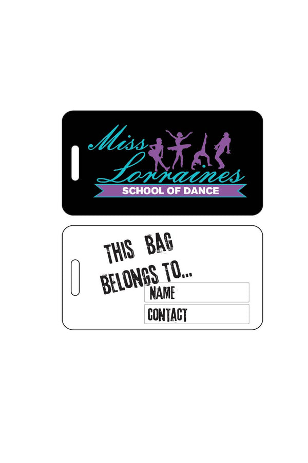 Luggage Tag Sublimated - Miss Lorraine's School of Dance - Customicrew 