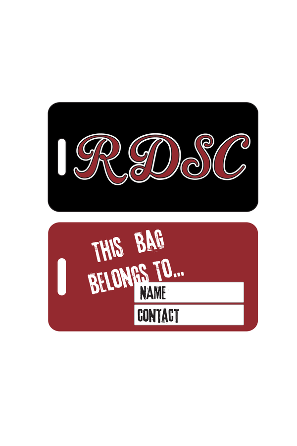 Luggage Tag Sublimated - Script Font