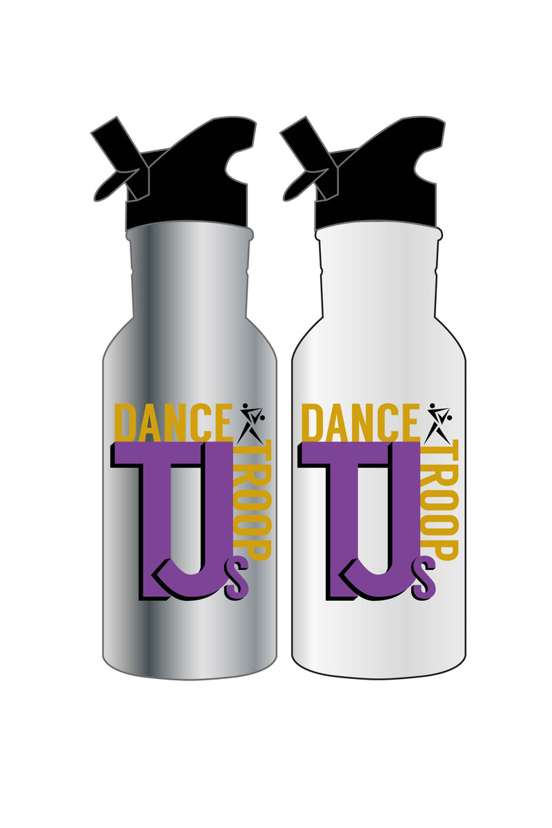 Water Bottle Sublimated - TJ's Dance Troop (Purple Logo Items) - Customicrew 