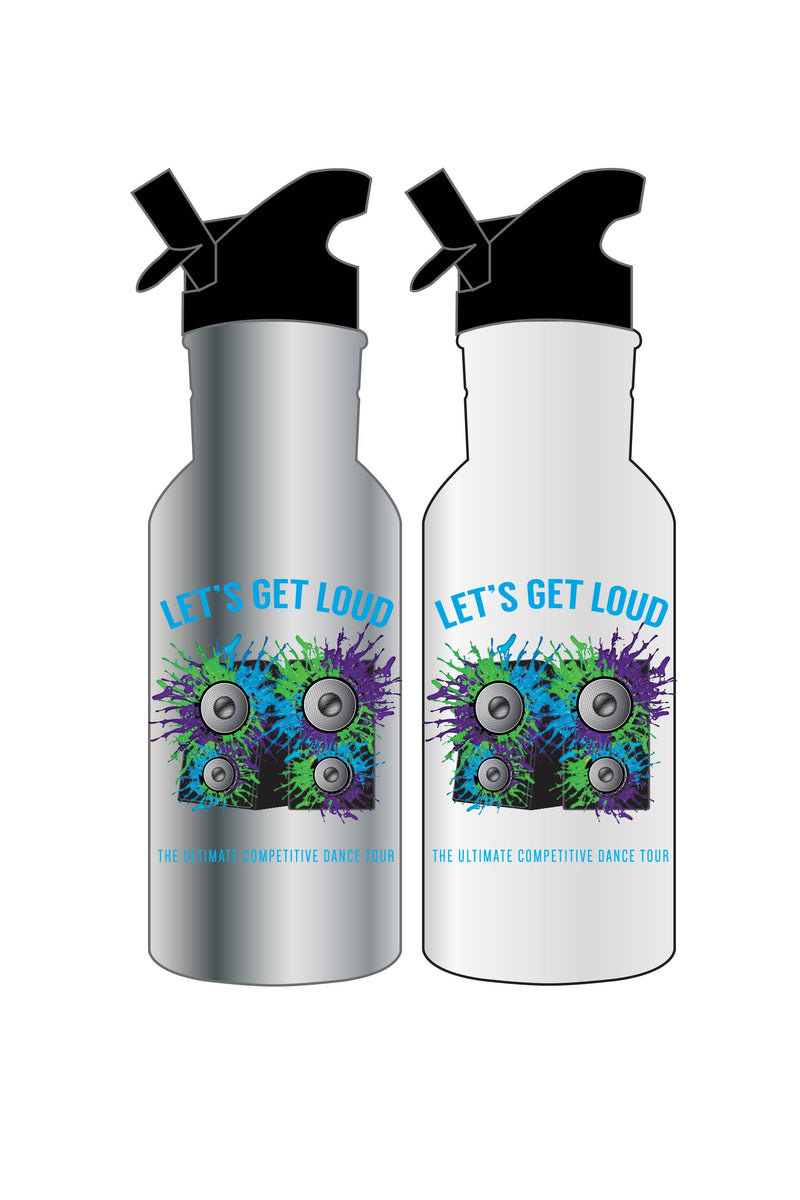 Water Bottle Sublimated - Let's Get Loud - Customicrew 