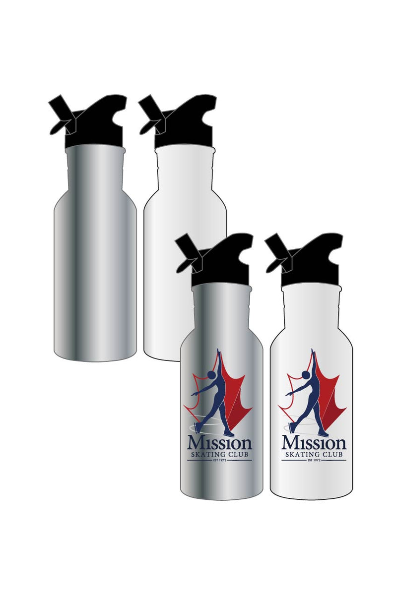 Water Bottle Sublimated - Mission Skating Club - Customicrew 
