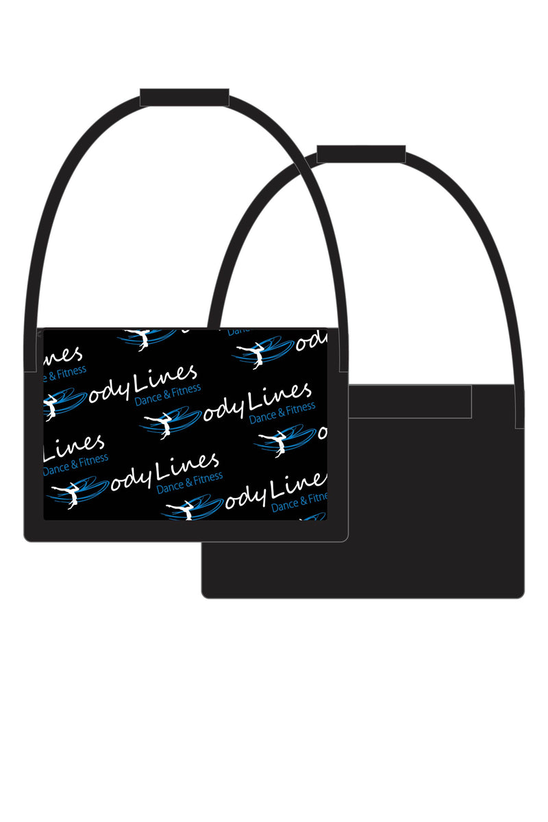 Large Messenger Bag - Bodylines Dance and Fitness - Customicrew 