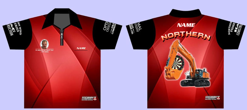 Northern K and C Construction - Zipper Front Dart Shirt