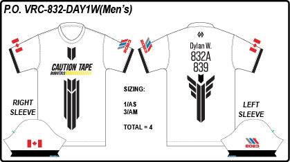 VRC Day 1 832 Mens Game Tee
