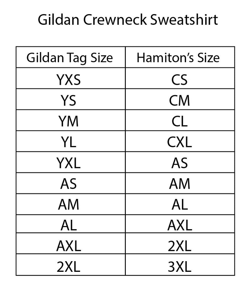 Gildan Crewneck Sweatshirt - Front & Center New Logos - Customicrew 